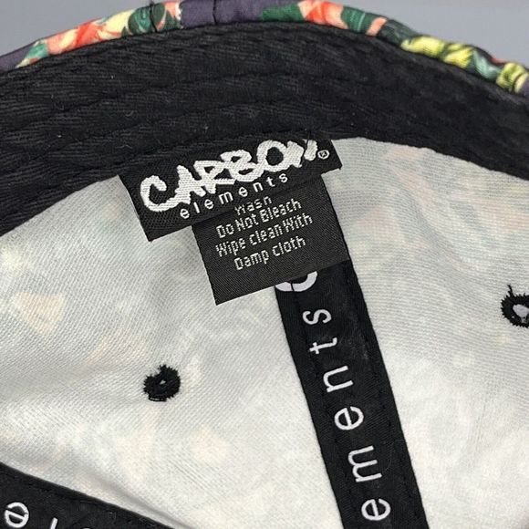 Carbon Elements Snapback Hat/ Cap Diamond 99 Embroided Gold White Adjustable - Picture 9 of 16